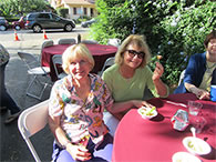 Jane & Sibyl at Penny lane 2013 small