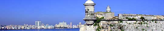 Description: The city of Havana as seen from the fortress El Morro, across the harbor