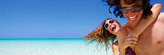 Description: On the beach in Varadero.