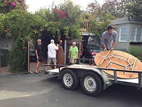 Setting up for Penny Lane 2013